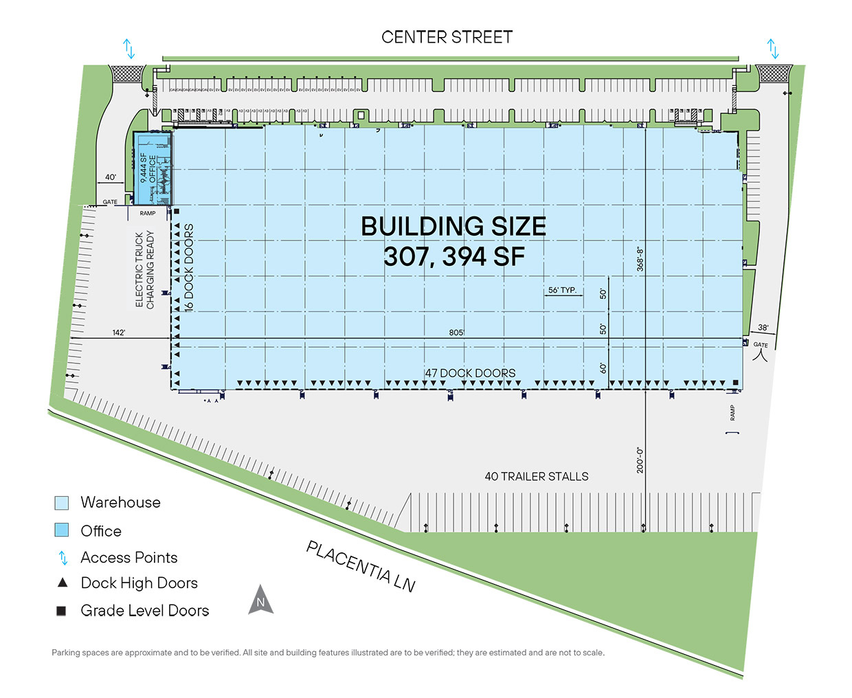 Riverside Logistics Center Site Plan